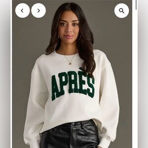 Apres Patch Sweatshirt size small Panache Apparel